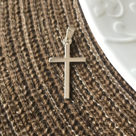 Sterling Silver Cross Pendant - Picture 2 of 4